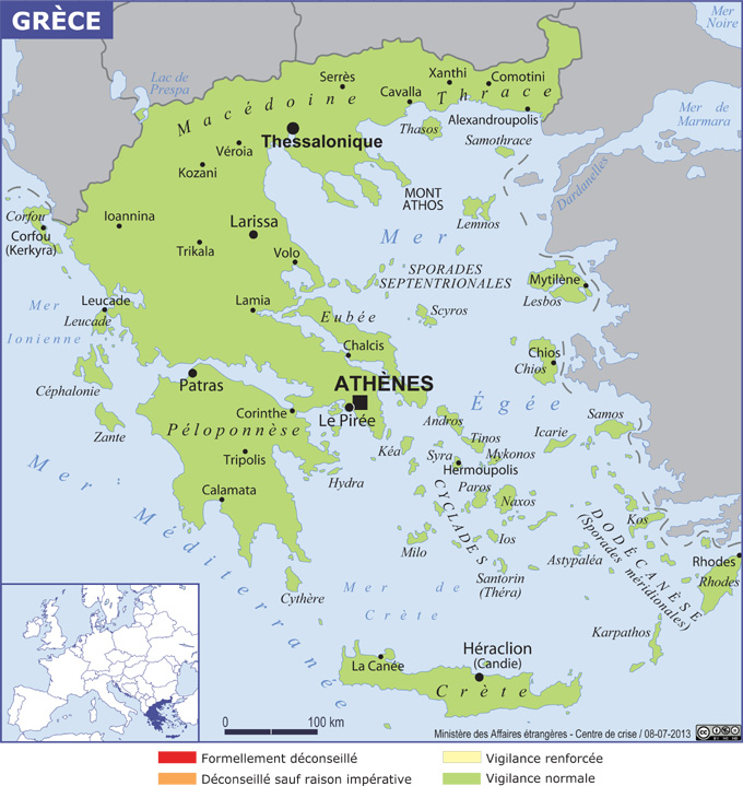 carte grece