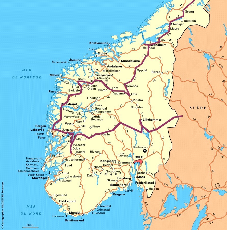 bigousteppes carte norvège routard