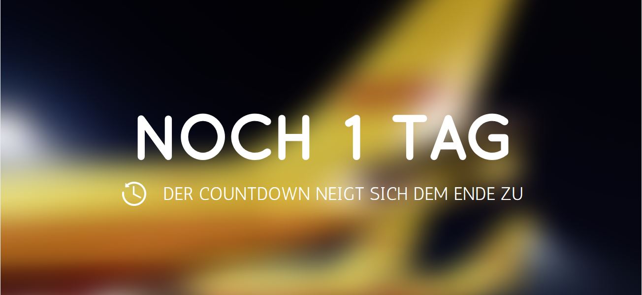 Countdown Die Zeit läuft! NM Aviation Photography