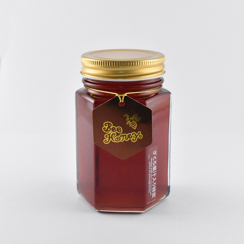 精製蜂蜜 ざくろ果汁入りはちみつ - はちみつオンライン通販ビーハニー