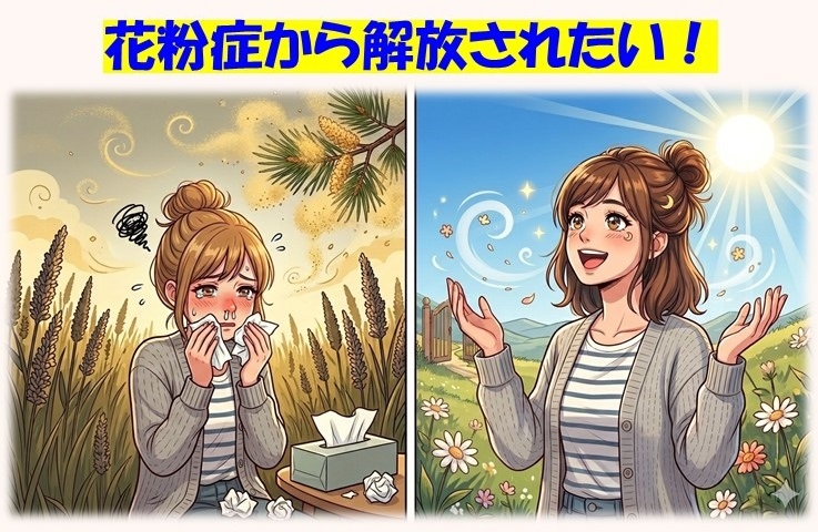 花粉症について