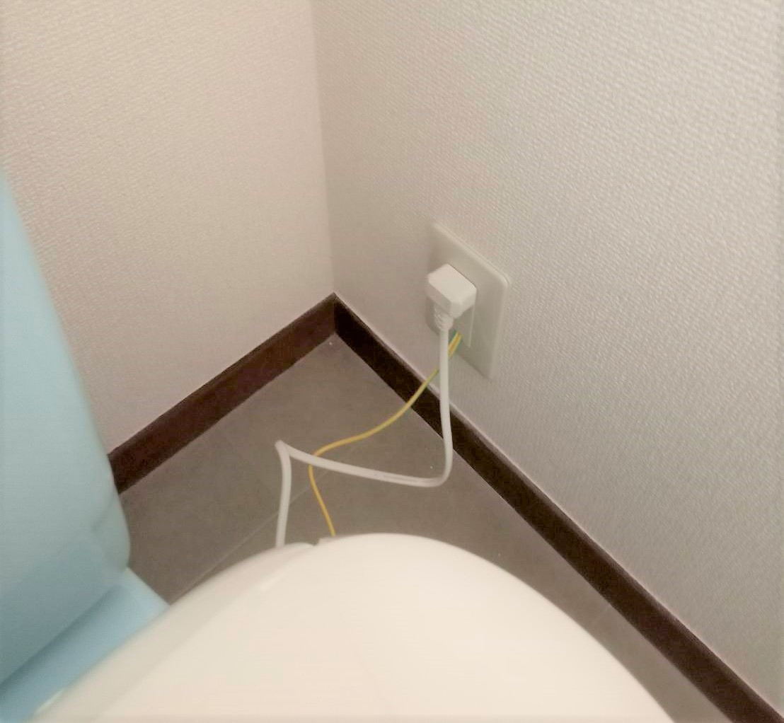 トイレにコンセント増設