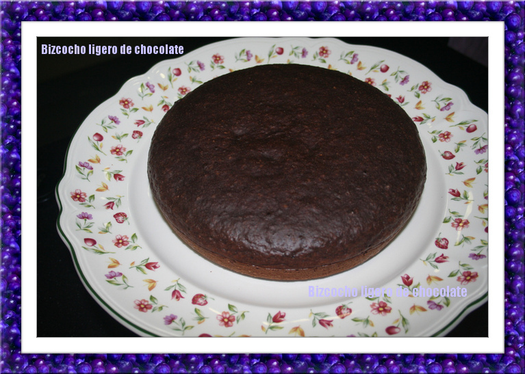 Receta de bizcocho ligero de chocolate para ollas programables GM