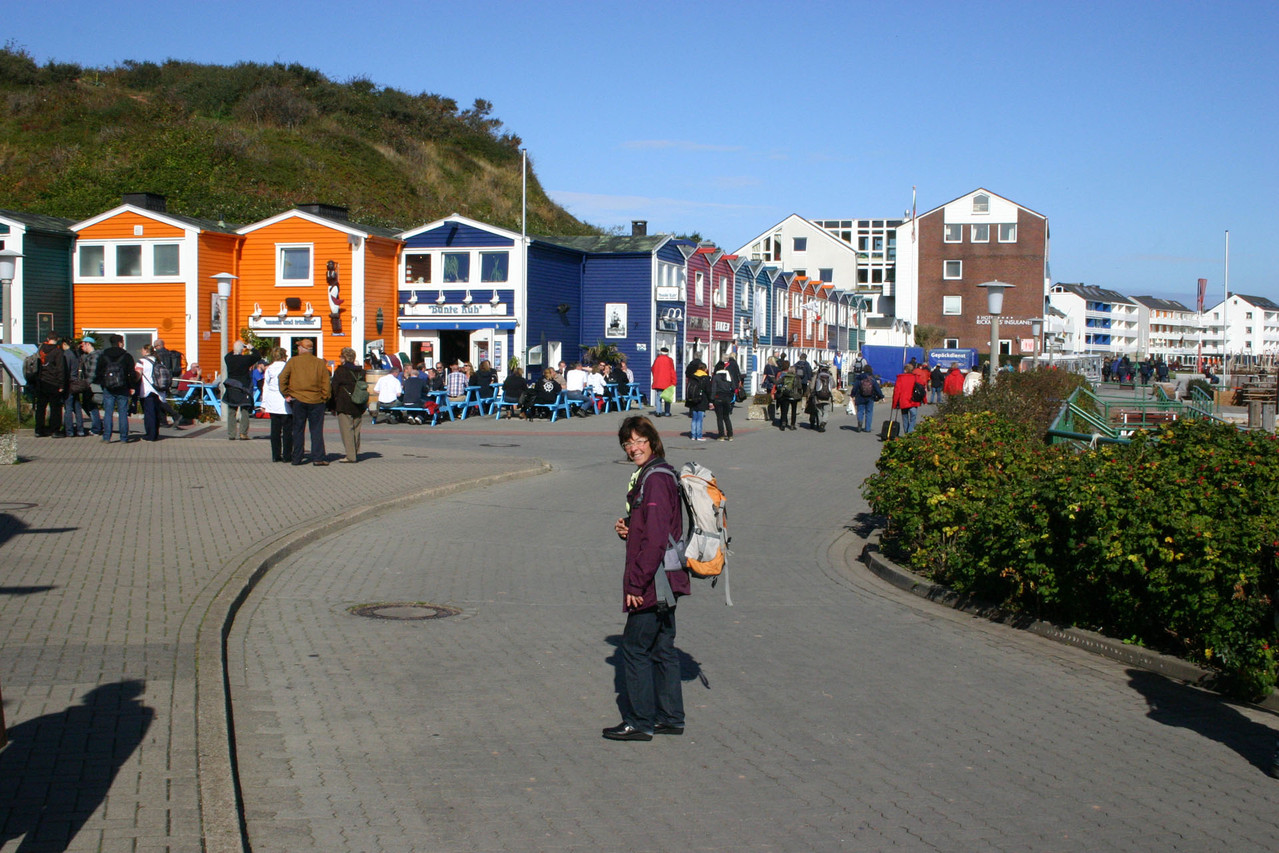 Helgoland empfängt uns mit Prachtwetter...