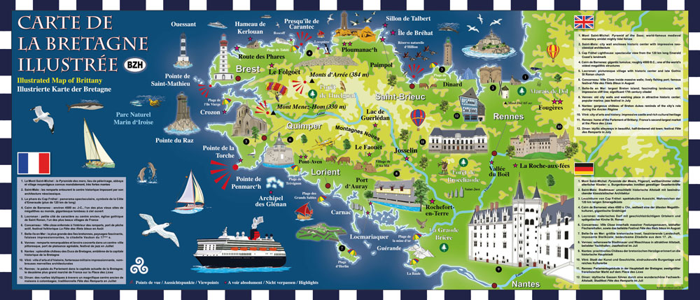 Erlebnisposter "Bretagne" - druckbunt Verlag