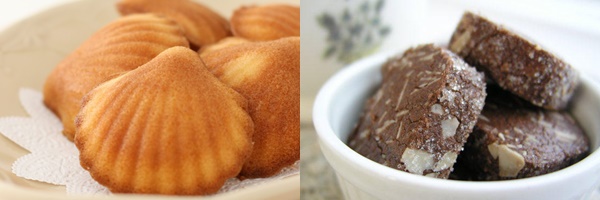 bake　マドレーヌ＆ココアアーモンドクッキー