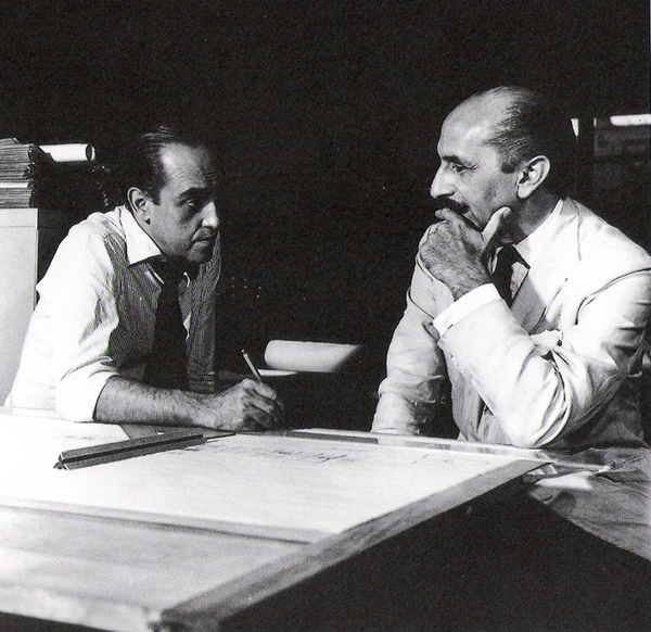 Oscar Niemeyer e Lucio Costa