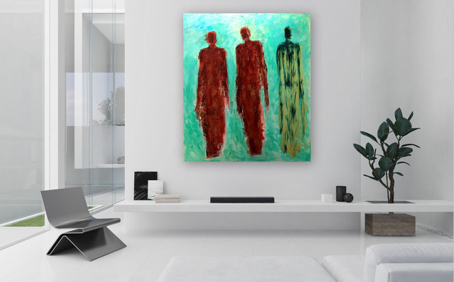 Abstrakte Malerei, Abstrakte Gemälde, Bilder Gold, Abstrakte Gemälde, Moderne Malerei, Strukturbilder, Bilder Wohnzimmer, Moderne Wandbilder, 
