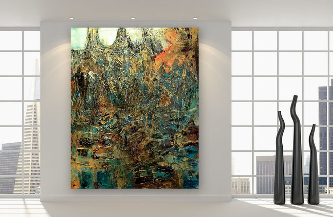 Abstrakte Malerei, Moderne Kunst, Tänzer, Großformat, Menschen, figurative Bilder, Abstrakte Kunst, Spachtelbild, außergewöhnliche Gemälde, Abstrakt, gespachtelt, Strukturen, Strukturbild, Moderne Malerei, Kunst, Galerie, 