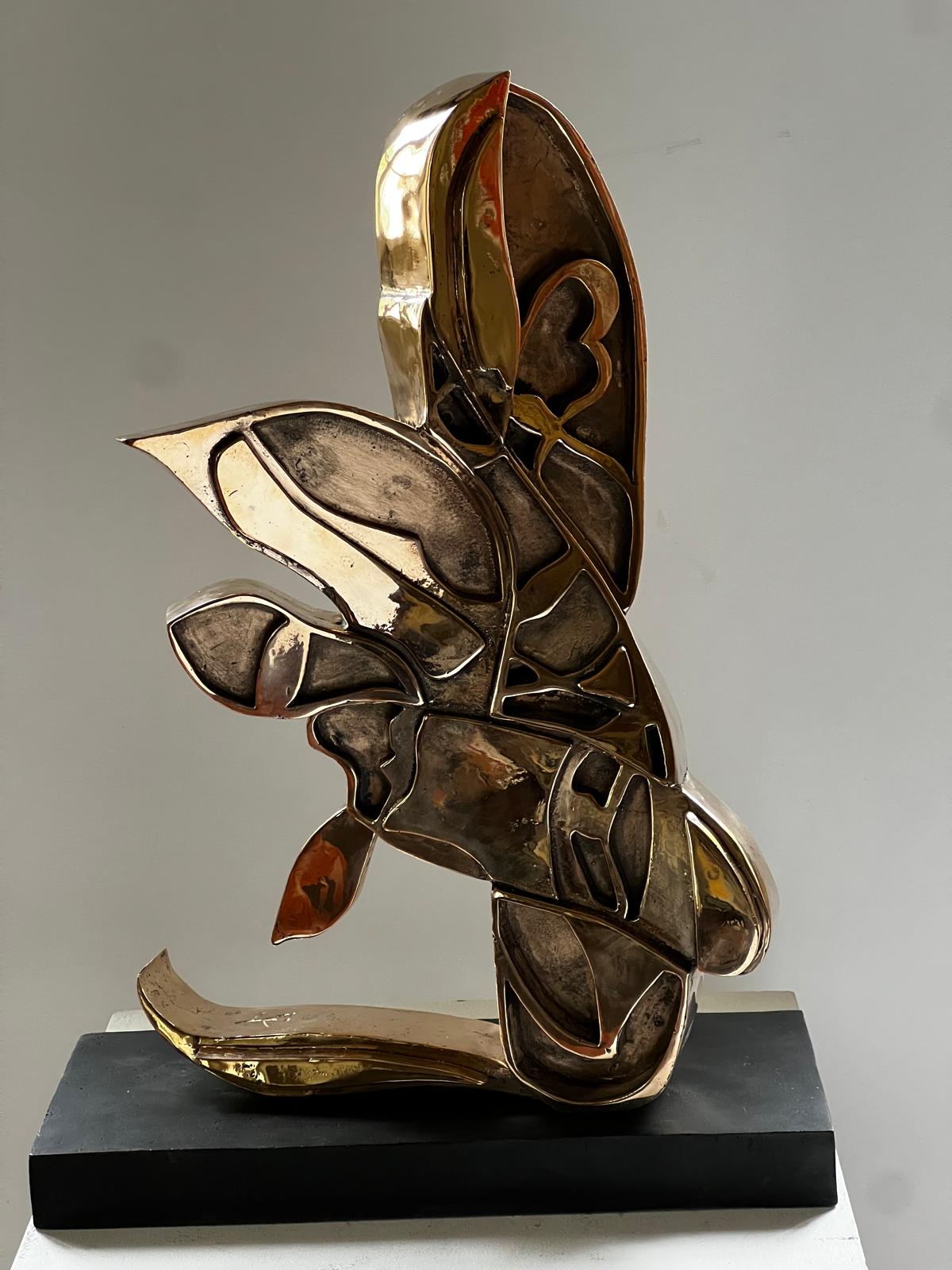 Erick Ifergan "Ange combattant" EA I/IV  70X45cm bronze 