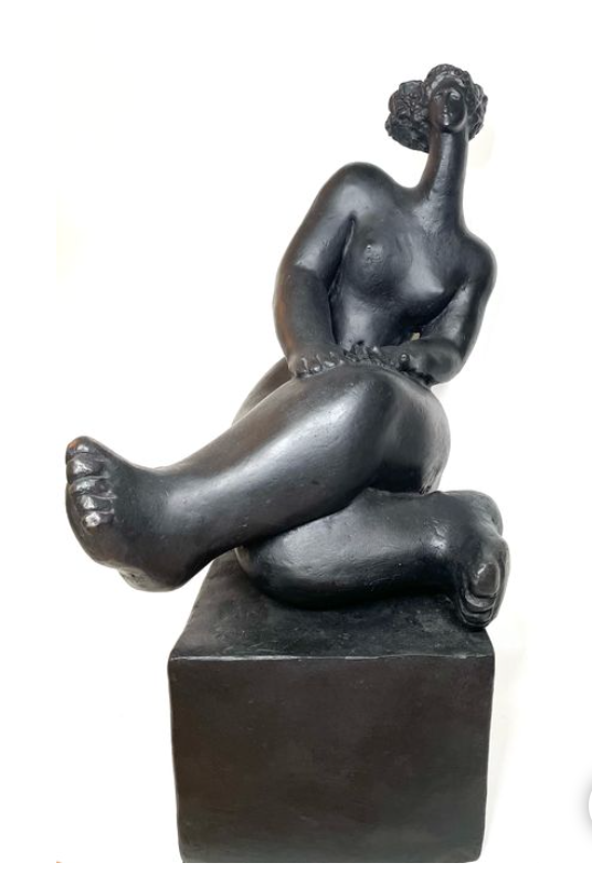 Michèle Raymond, bronze, 65 x 30 x 32 cm Galerie Gabel, Biot, Côte d'Azur