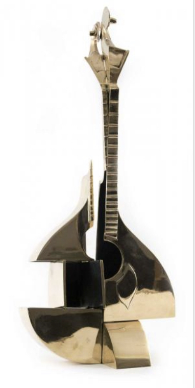 Fernandez Arman, oud , bronze