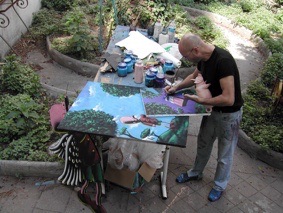  Atelier de Patrick Moya -Crédit photo Florence Canarelli