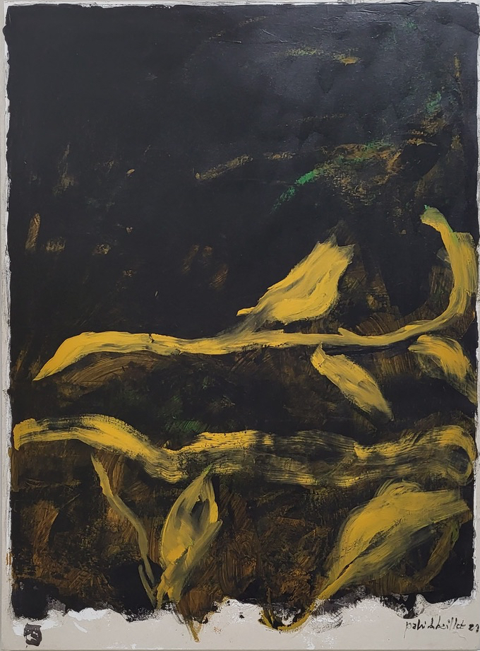 Patrick Baillet, Abstraction vegetale 2 :100x140cm- Galerie Gabel, Biot