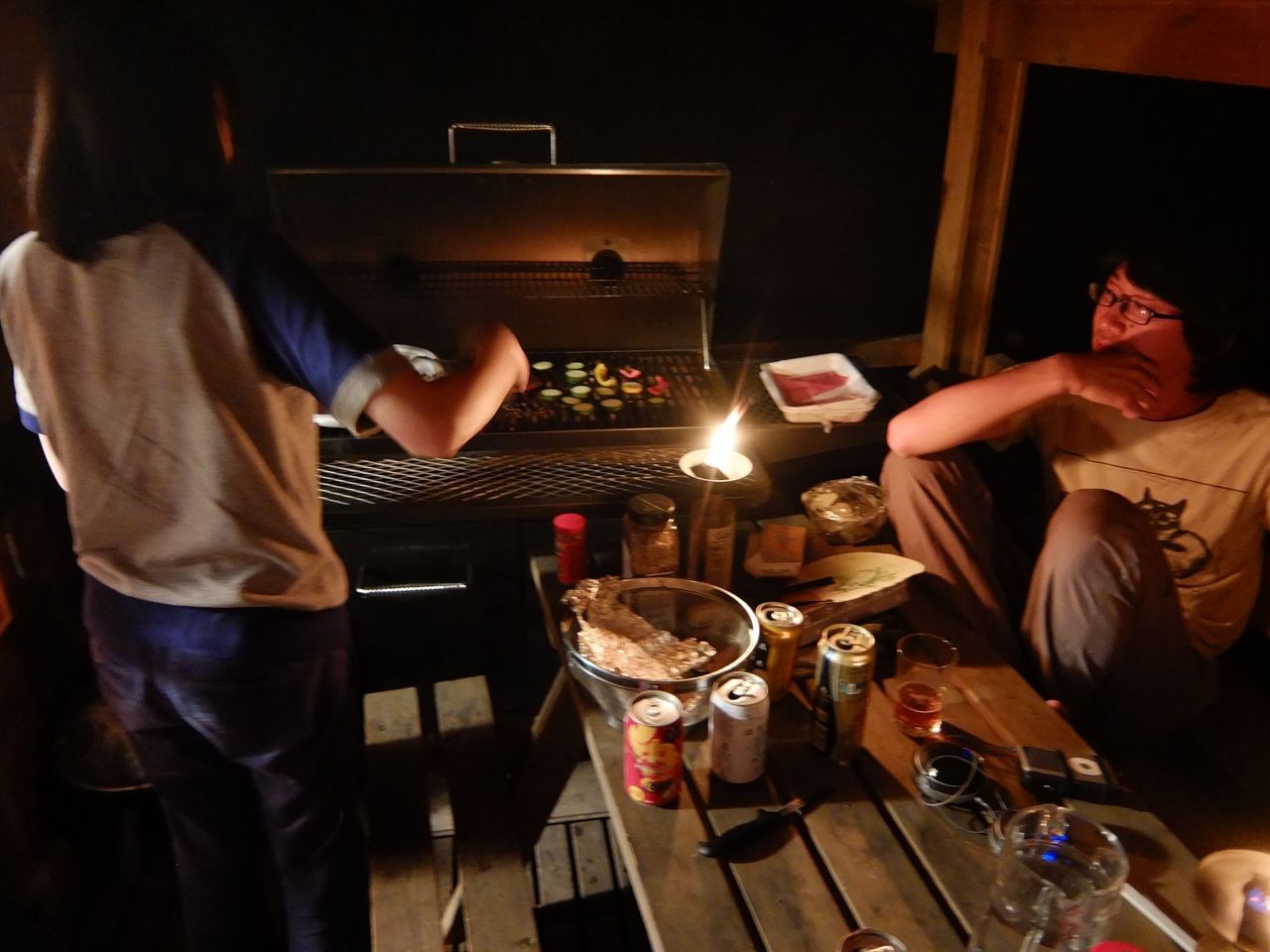 留学生を送り出すBBQ