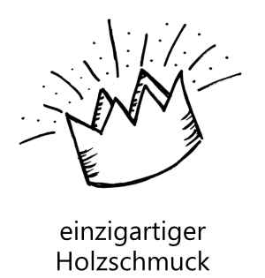 Einzigartiger Holzschmuck