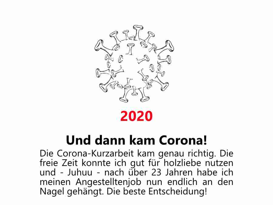 Geschichte von holzliebe - 2020 - Holzliebe ab nun in Vollzeit