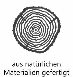 Der holzliebe-Holzschmuck wird aus natürlichen Materialen gefertigt 