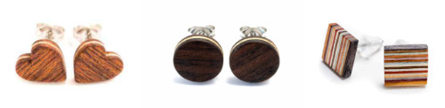 holzohrstecker Holz Ohrringe ohrringe aus holz