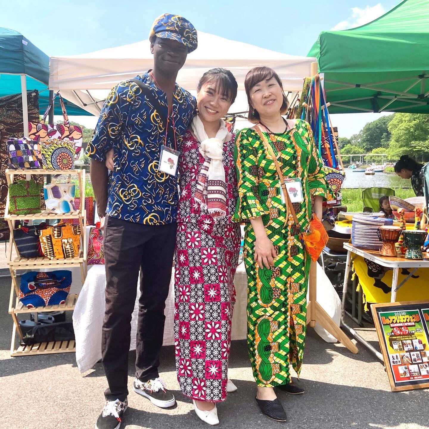 5月3日　東山動植物園　春のアフリカンフェスタに出店しました。