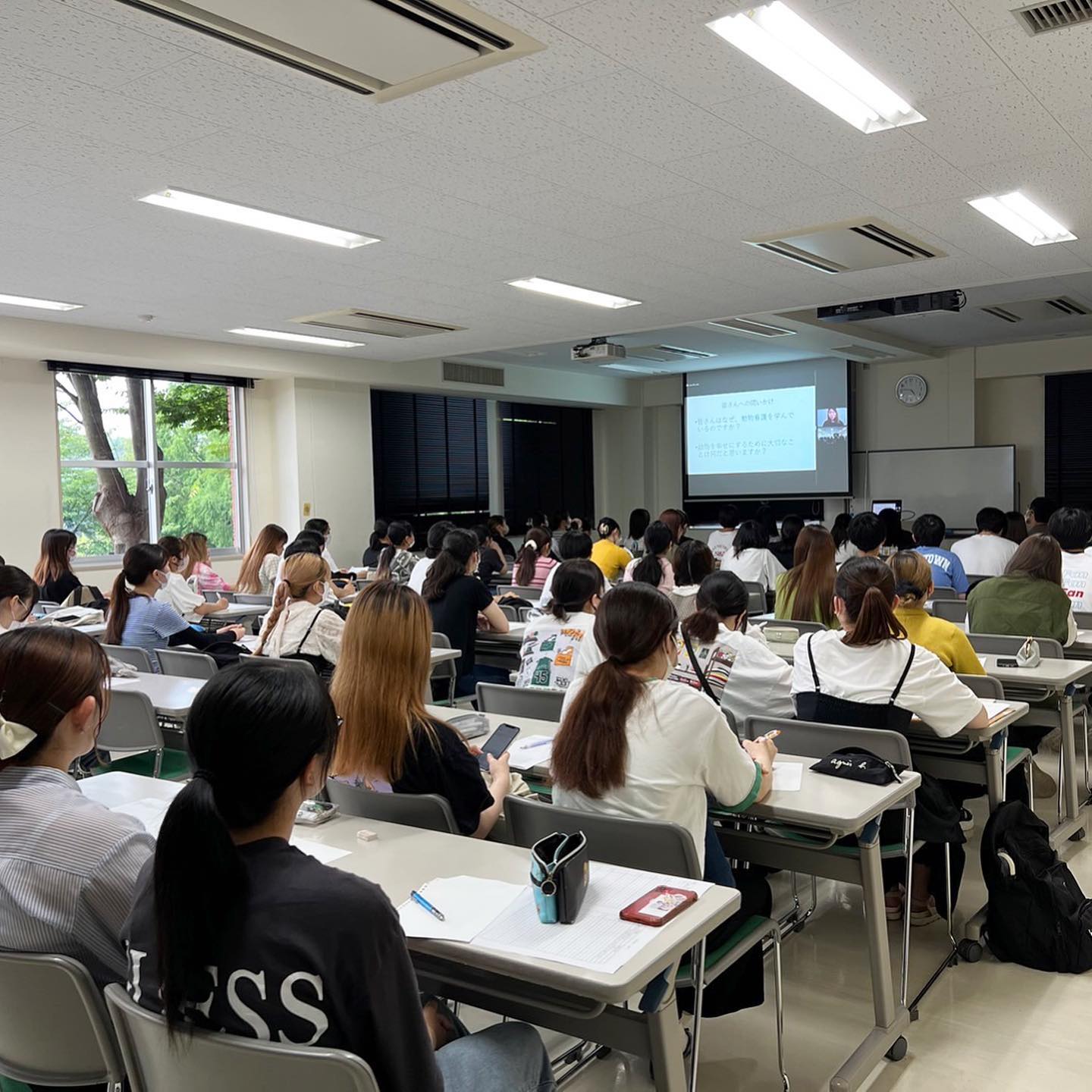 倉敷芸術科学大学・アニマルサイエンス学部で特別講義を行いました。