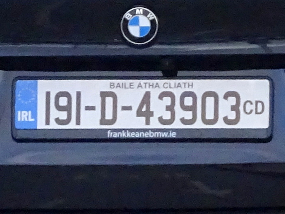 Ireland 2019 platesspotting seite!