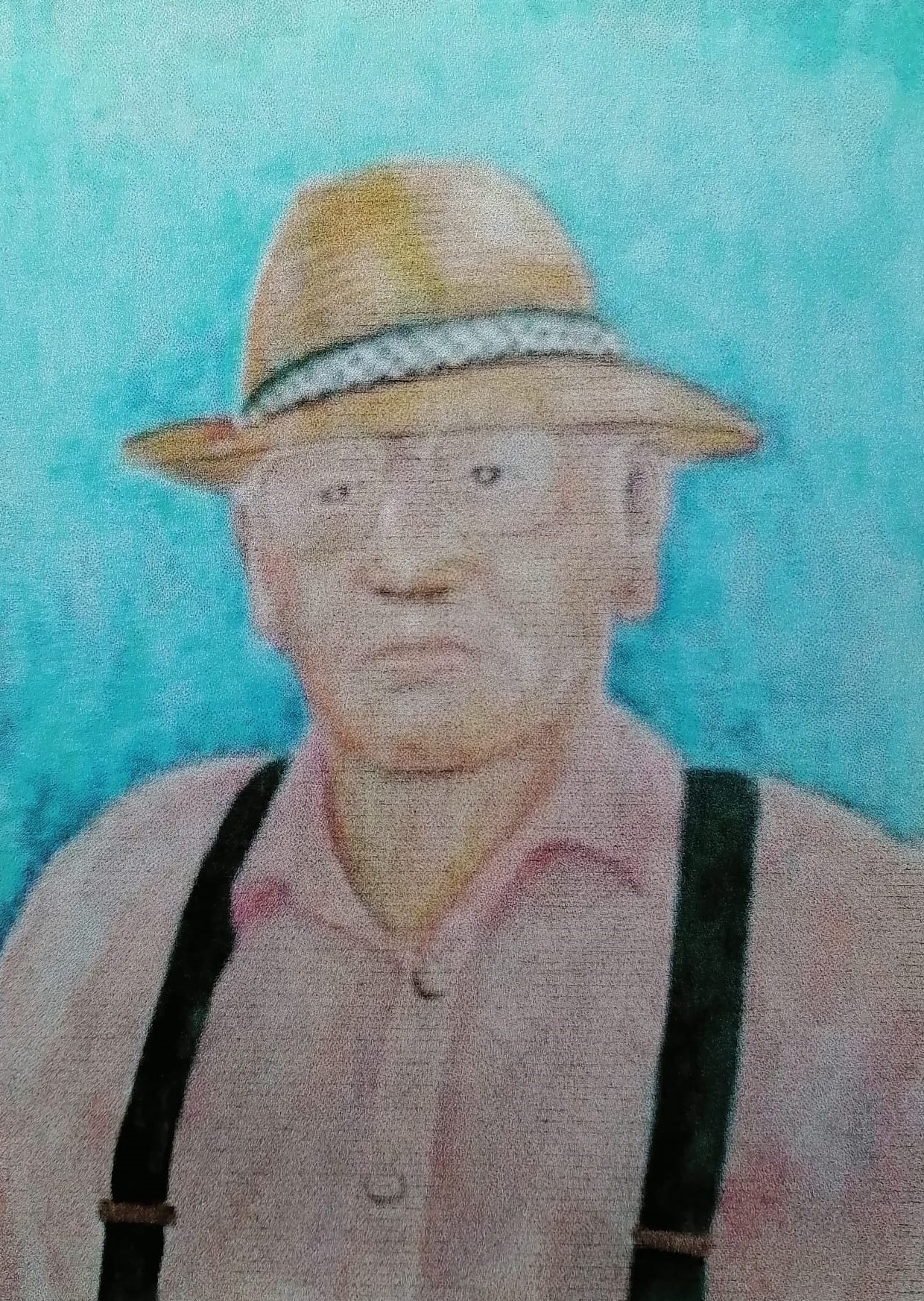 Zio Antonio (Morvedo), acquerello  su carta; collezione privata