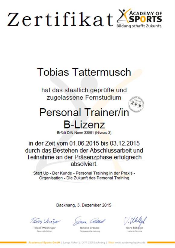 Dein Trainer Personal Trainer Ernahrungsberatung Massagen In
