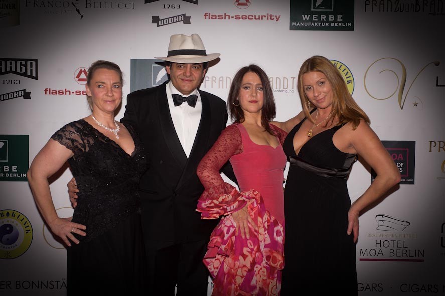 Presseball Berlin / Dez. 2014 mit dem Harvisten Alfredo Portillo