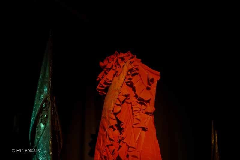 Performance mit dem Künstler KAI / Berlin, Galerie Neurotitan Sept.2015 / Fotos: Fari Fotoalist