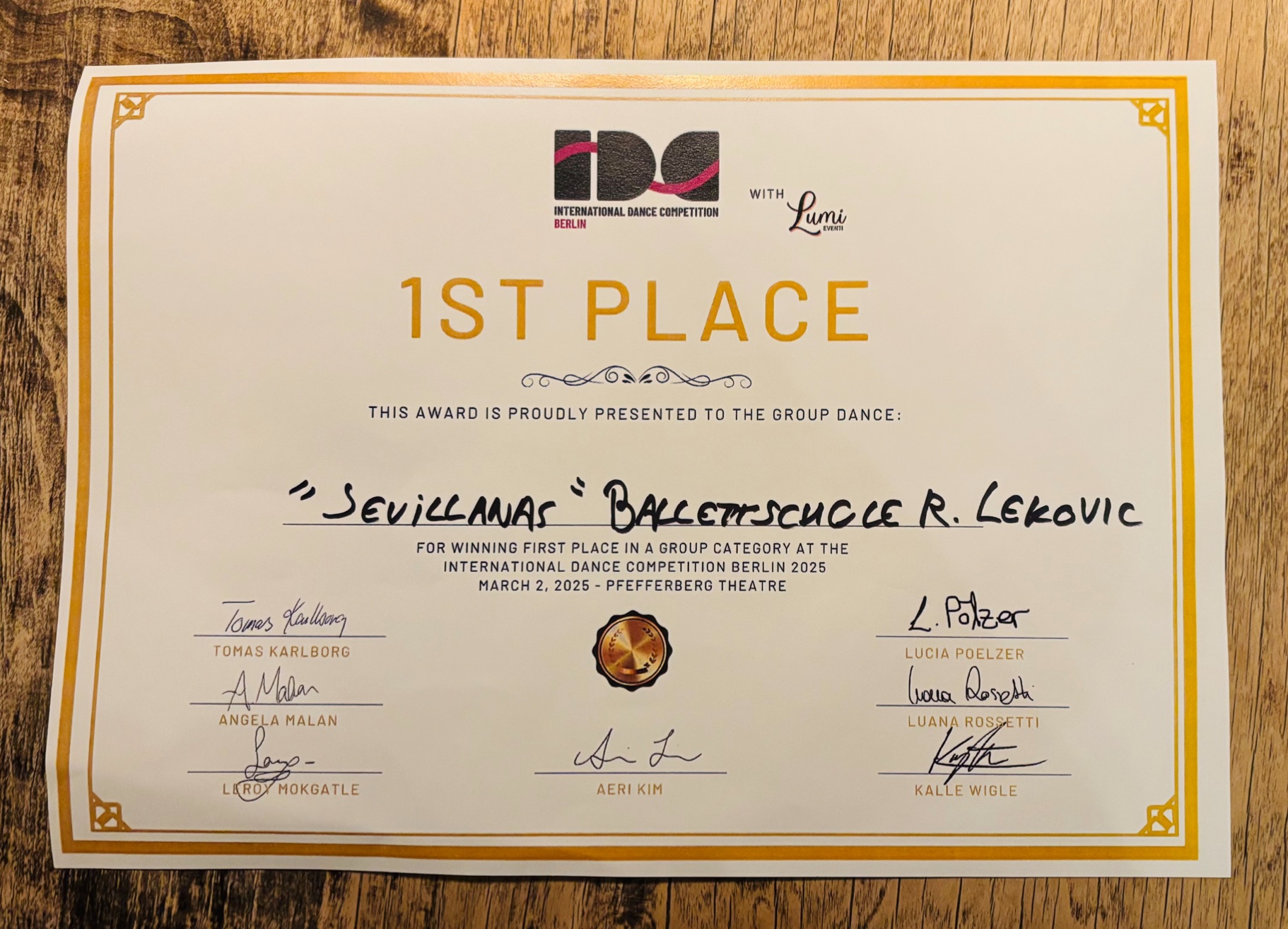 Choreo Ari la Chispa │erster Platz Berlin IDC International Dance Competition 2025 / 