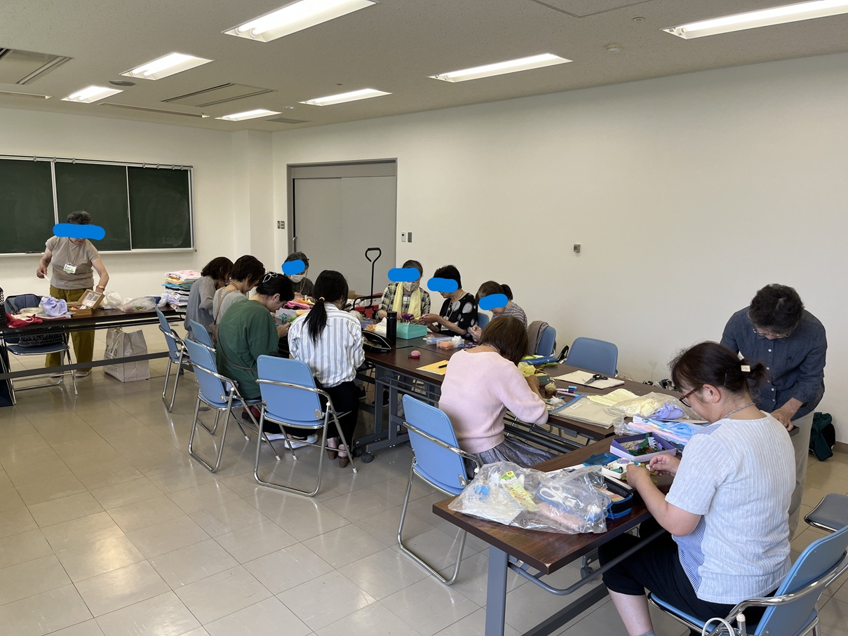 今月のタオルケア帽子活動は・・・