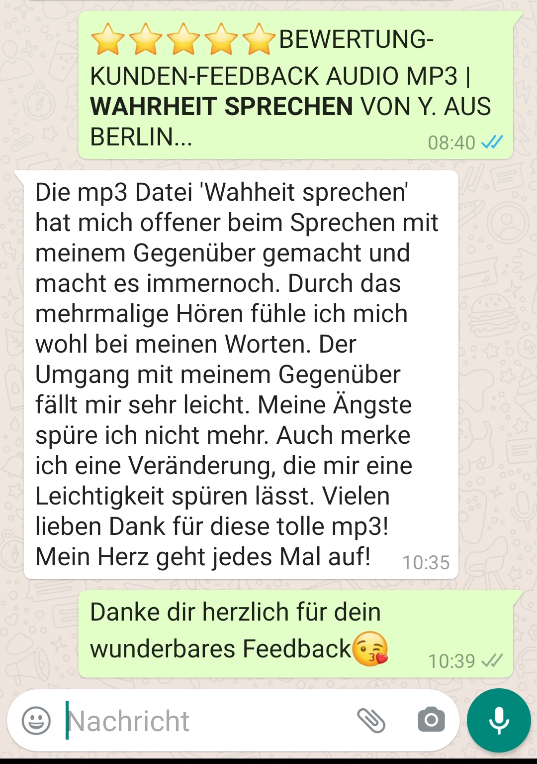 Wahrheit sprechen Audio