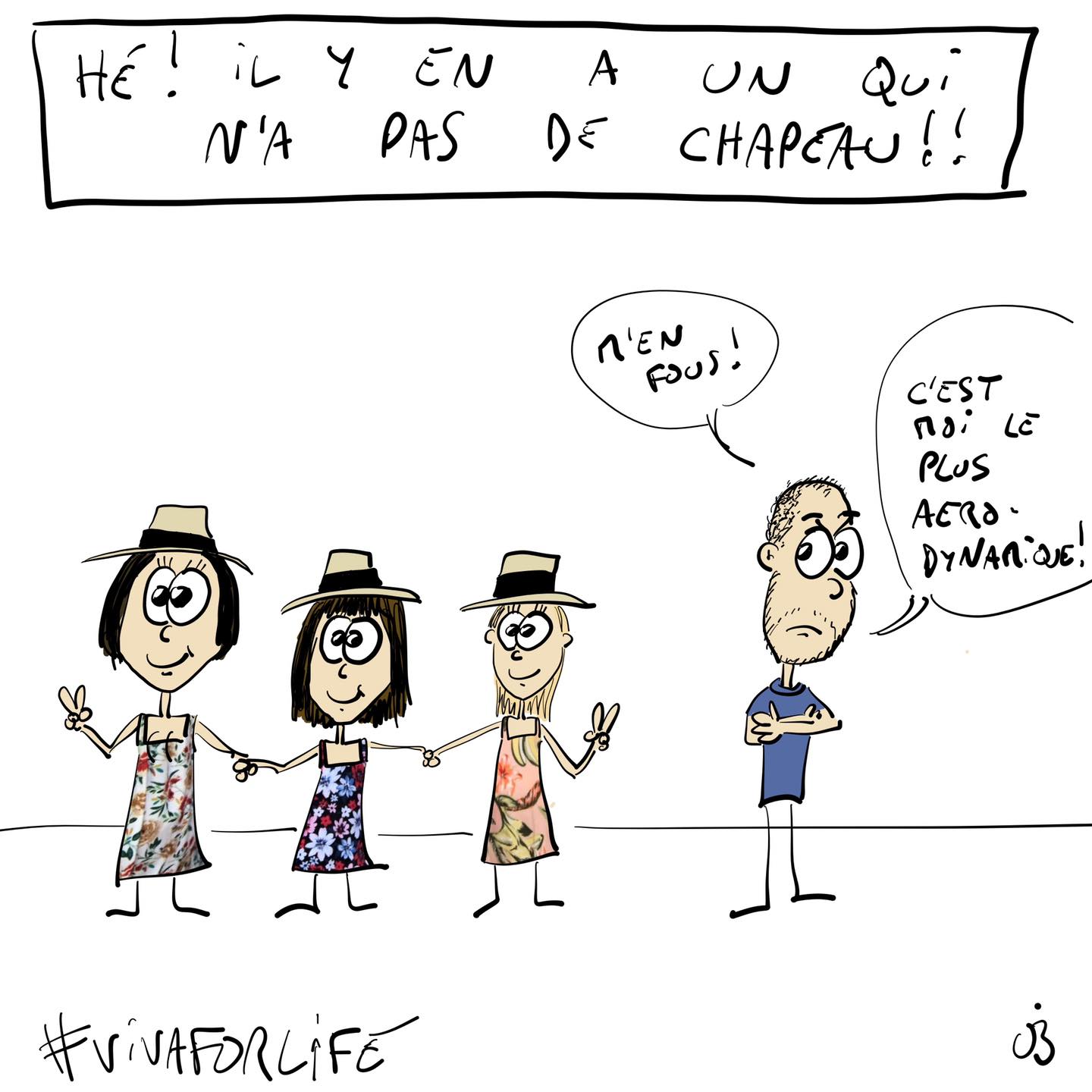 Pas de chapeau