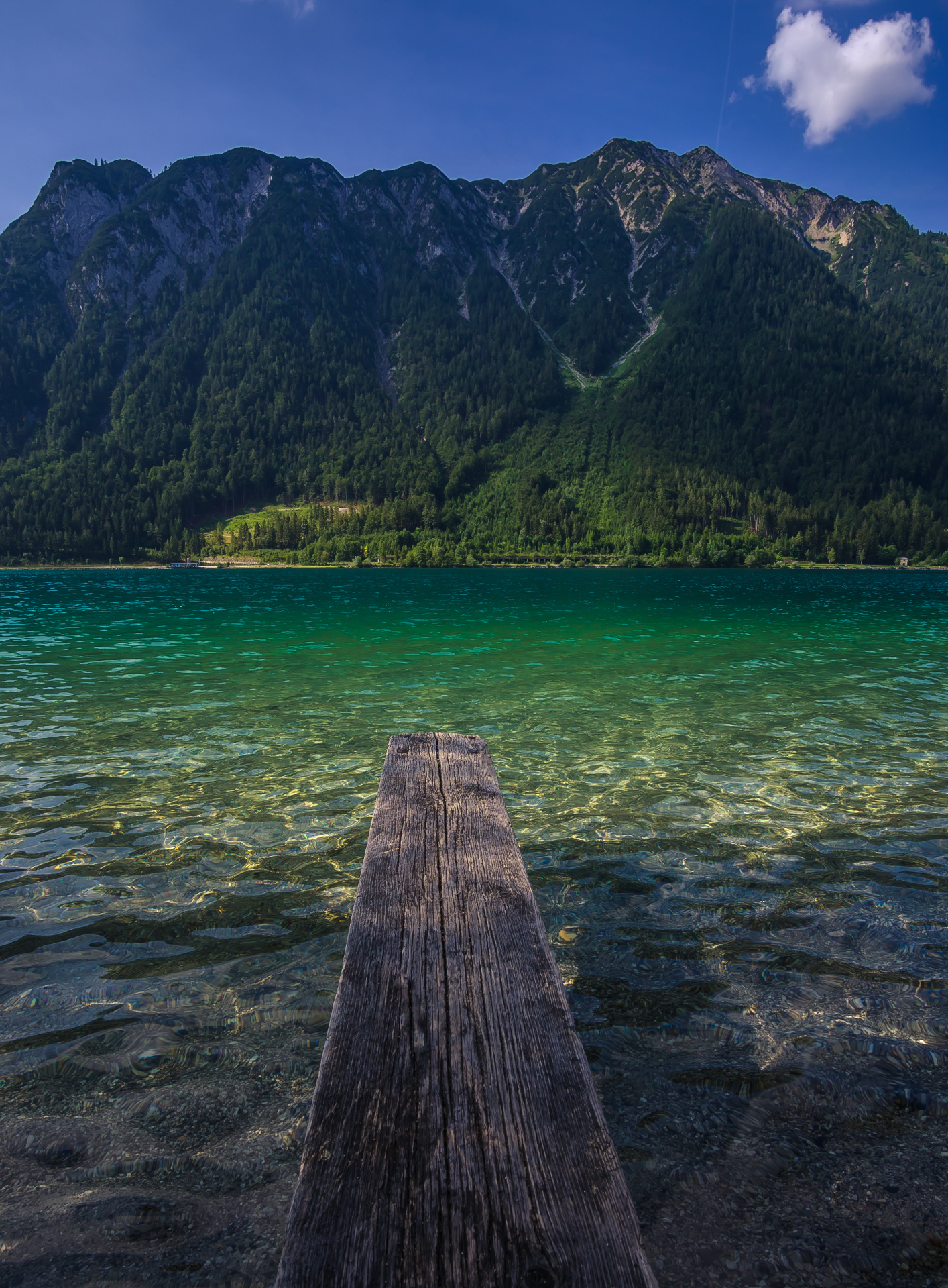 Auf einen "Sprung" in den Achensee