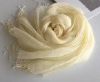 取扱商品／スカーフ／麻100％／縦約190×横約70㎝(フリンジ含まず)／イエロー