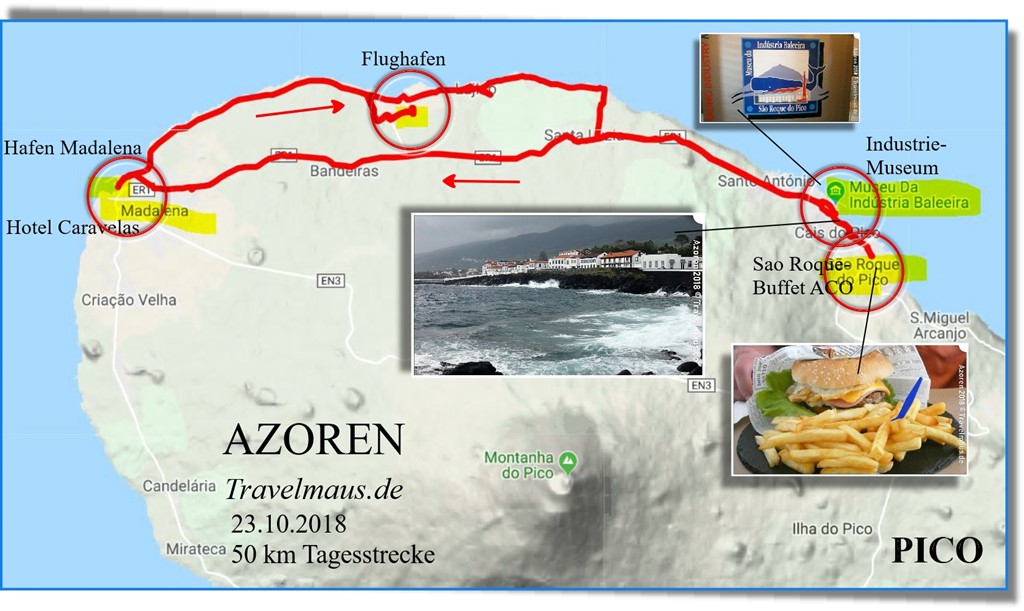 Ein Herbsttag auf Pico: graue Wolken und graues Wasser - Reisetagebuch