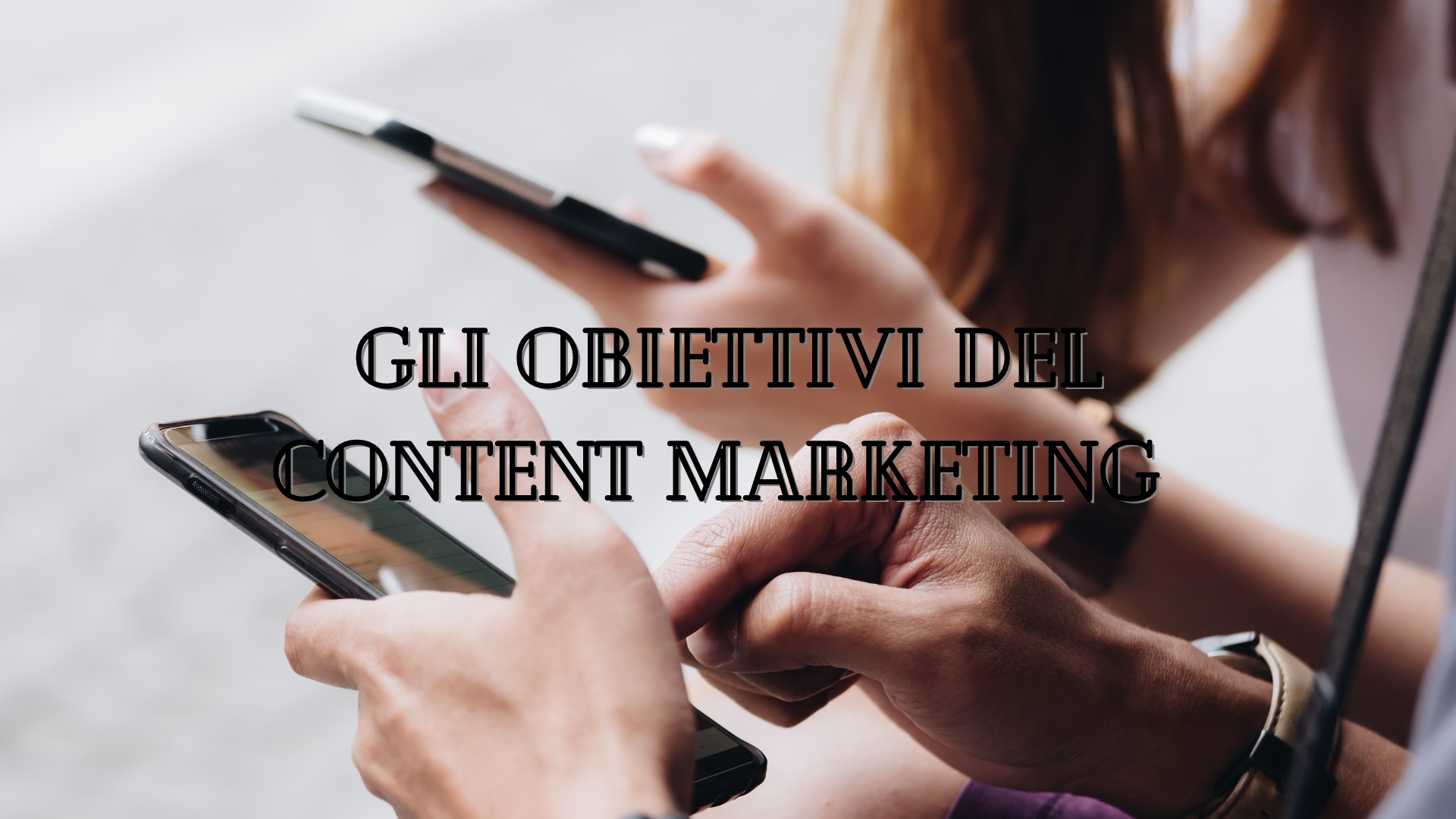 GLI OBIETTIVI DEL MARKETING..."CONTATTACI"..."SCOPRI DI PIÙ"