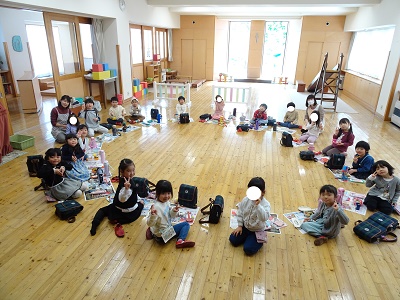すみれ組お別れ会の様子