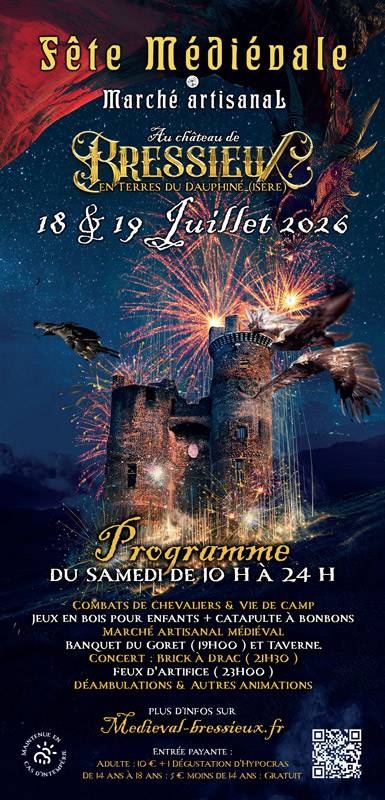  Fête médiévale Château de Bressieux XIIIe siècle
