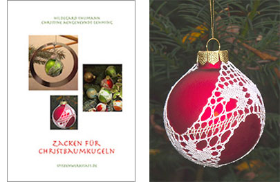 Geklöppelte Christbaumkugeln Weihnachtsschmuck