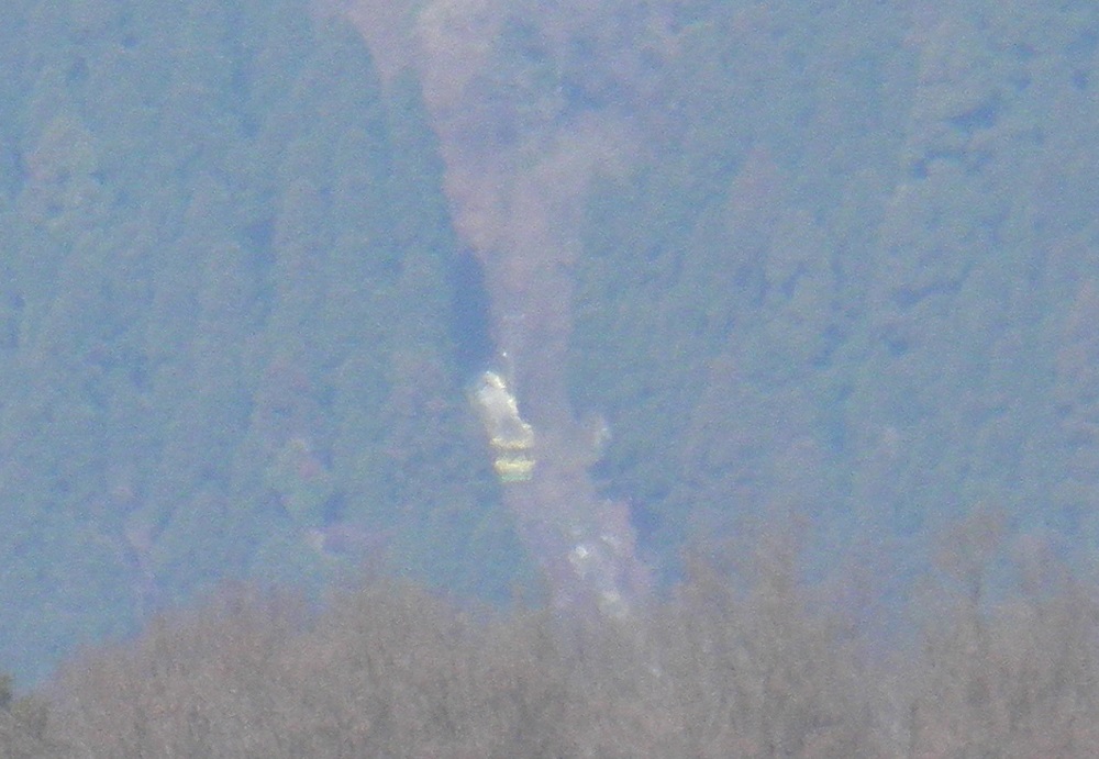 ケーブルカーが写っていました。