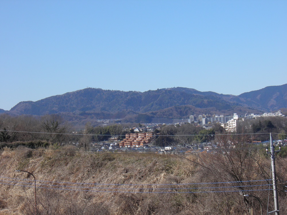 高尾山も見えます