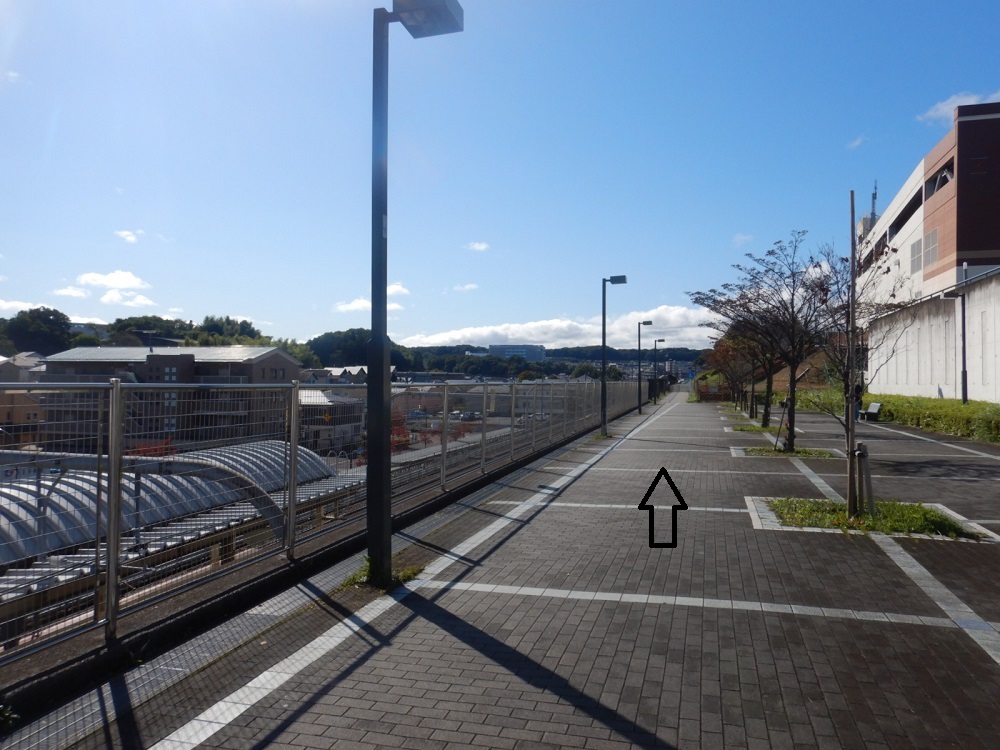 駅からまっすぐ