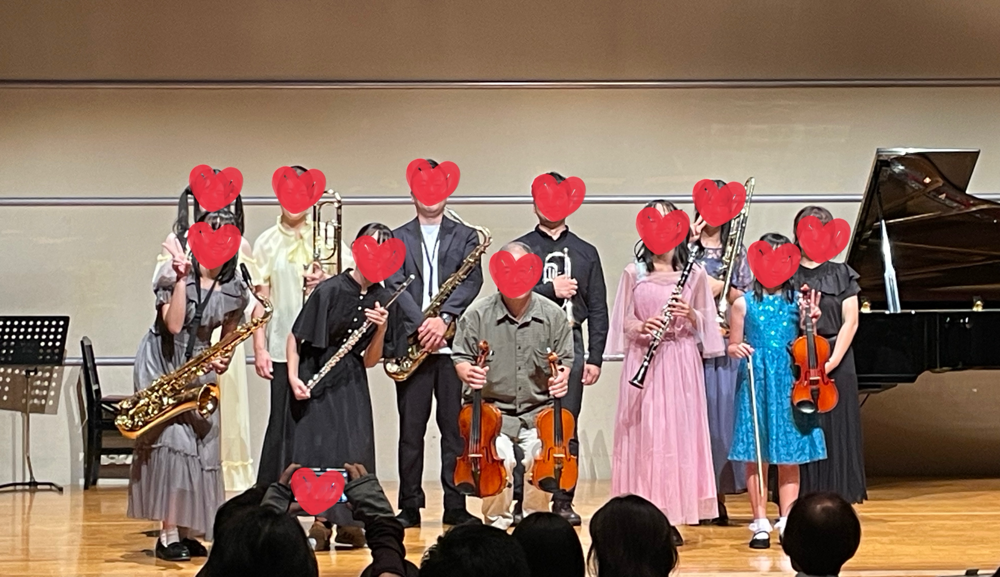 楽器演奏コーナーに参加の皆様🎷🎻