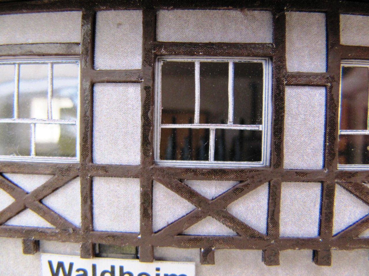 (c) W. Fehse - Stellwerk Waldheim Wo, Putz hell, 1:87 (H0)