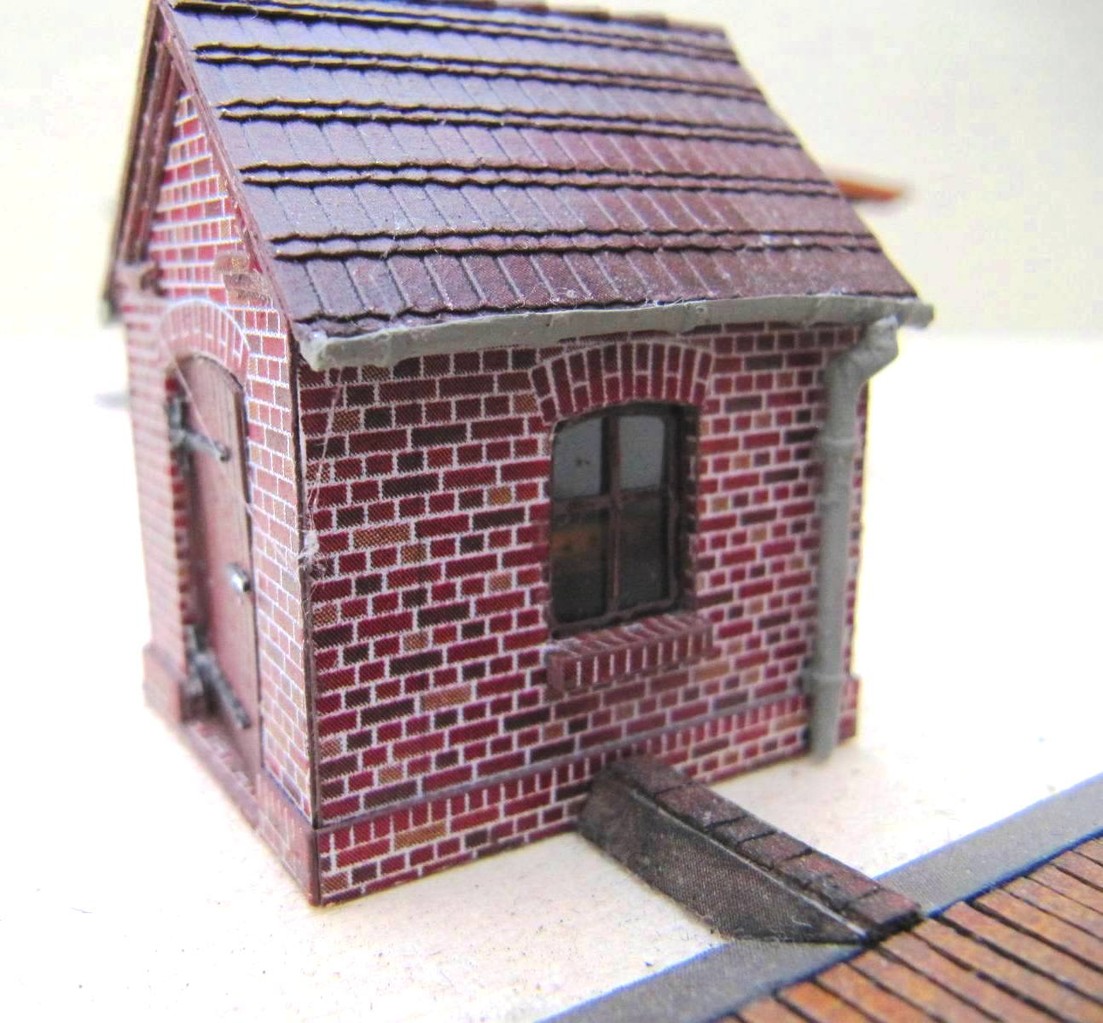 (c) W. Fehse - Seitenansicht des Wiegenhauses 1:87 (H0)