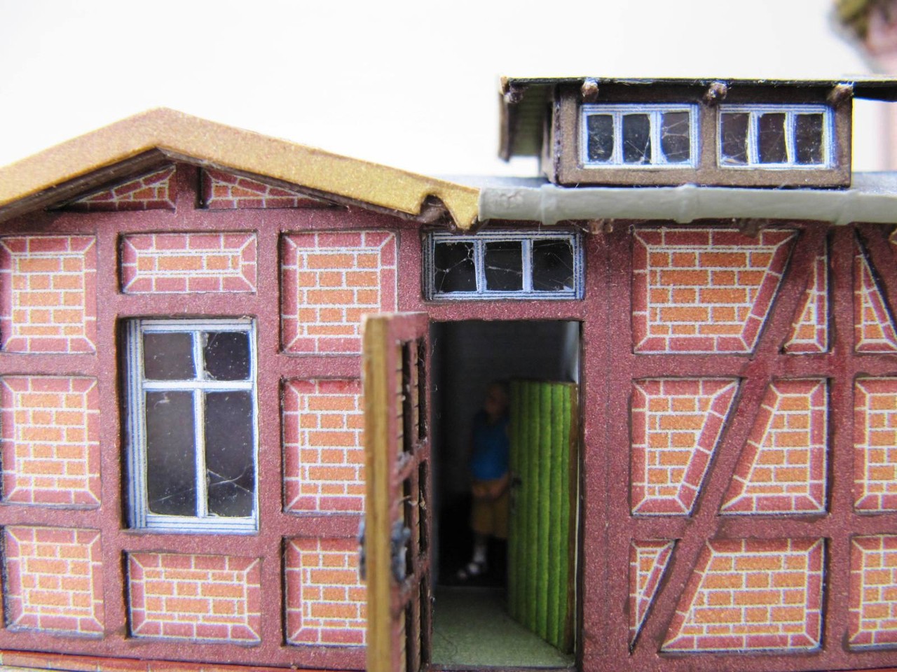 (c) W. Fehse - Haustür Nebengebäude 1:87 (H0)