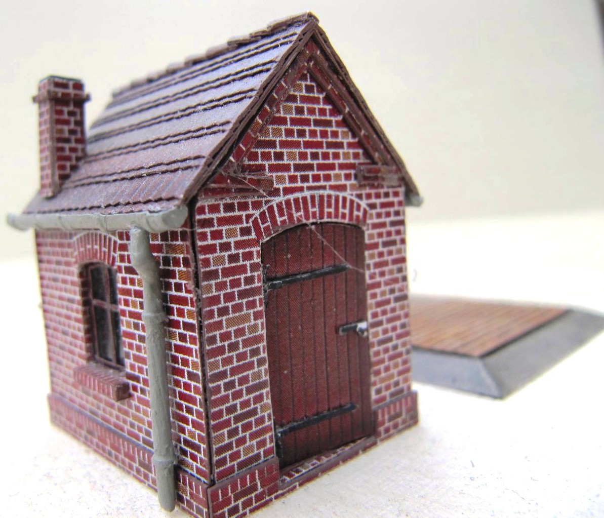 (c) W. Fehse - Eingang des Wiegenhauses 1:87 (H0)