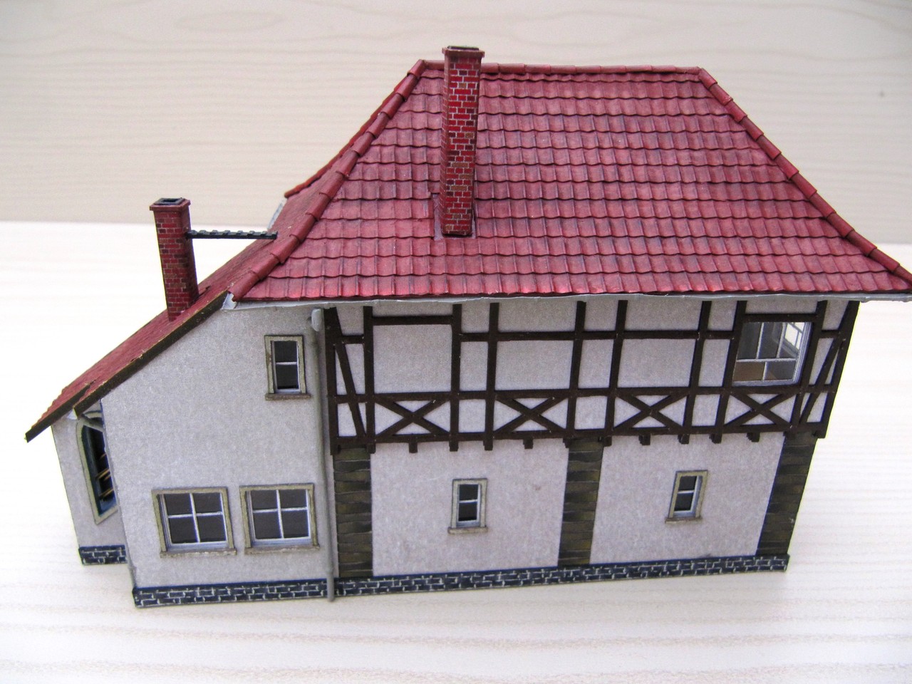 (c) W. Fehse - Stellwerk Waldheim Wo, Putz hell, 1:87 (H0)